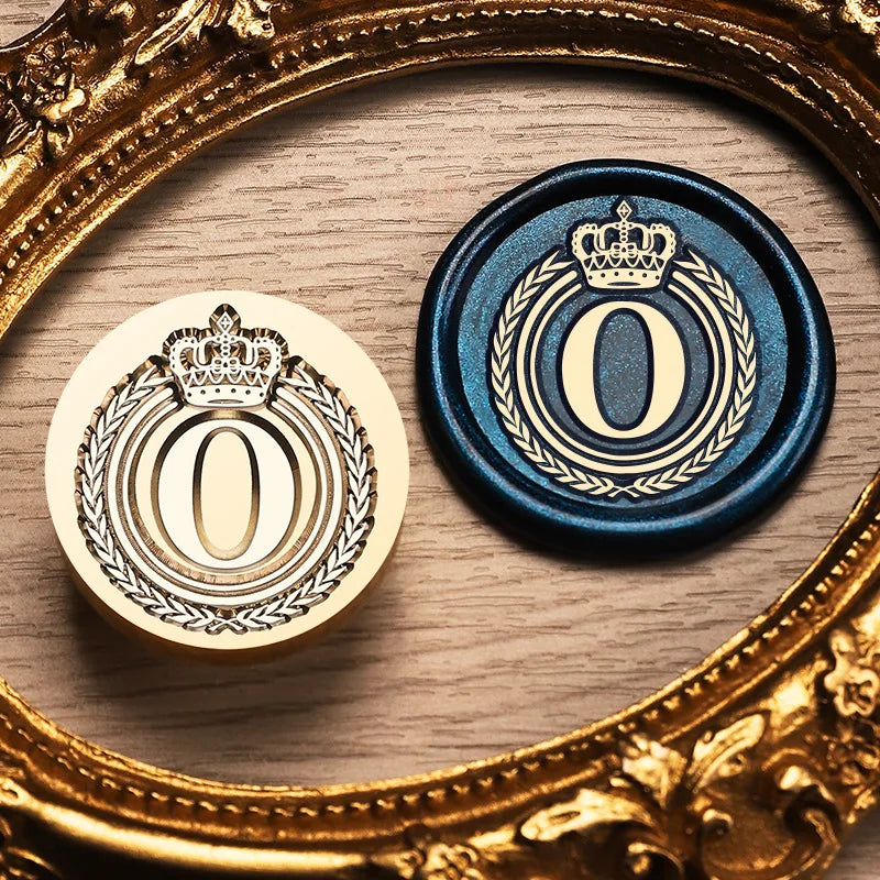 Crown Monogram Wax Stamp