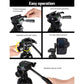 Weifeng Professional Camera Tripod Stand Mount DSLR Travel Adjustable 62-160cm Black