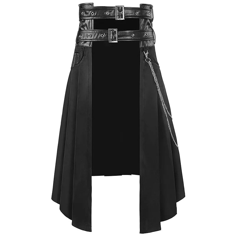 Unisex leather skirt