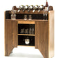 Contemporary Wooden Drinks Cabinet Wine Rack with Bottle Holders