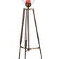 Tripod Candle Holder Floor Stand with Glass Globe Lamp