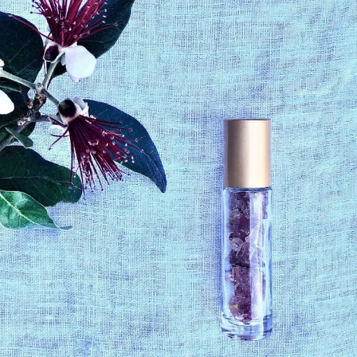 Essential Oil Crystal Gemstone Roller Bottle