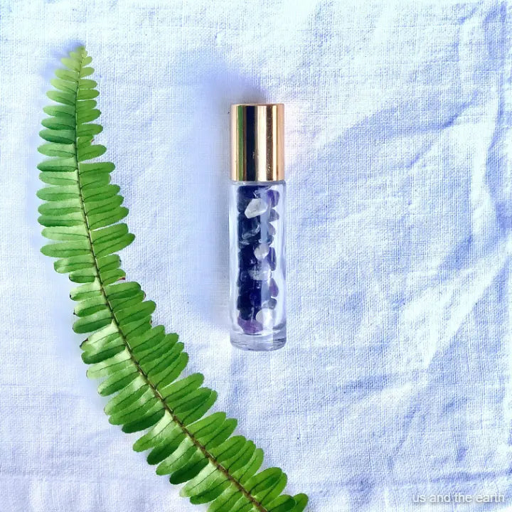 Essential Oil Crystal Gemstone Roller Bottle